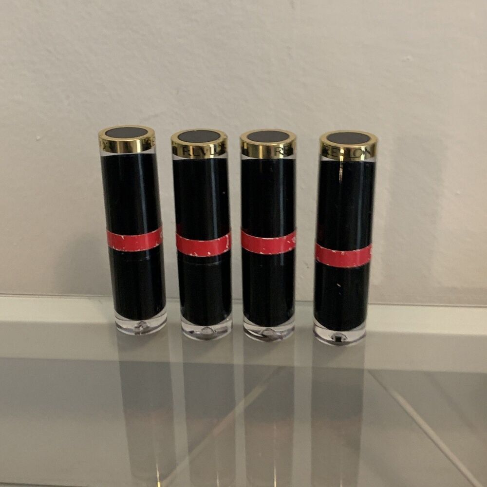 (4) Revlon Super Lustrous Glass Shine Lipstick - #024 Shine Stealer - New SET 4